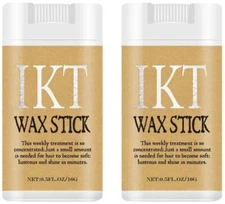 Hair Wax Stick, Wax Stick for Hair, Non-greasy Styling Pomade Stick (Pack of 2)