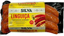 3 Lbs Silva Linguica Portuguese Linguisa Sausage 48oz FRESH May 31, 2026