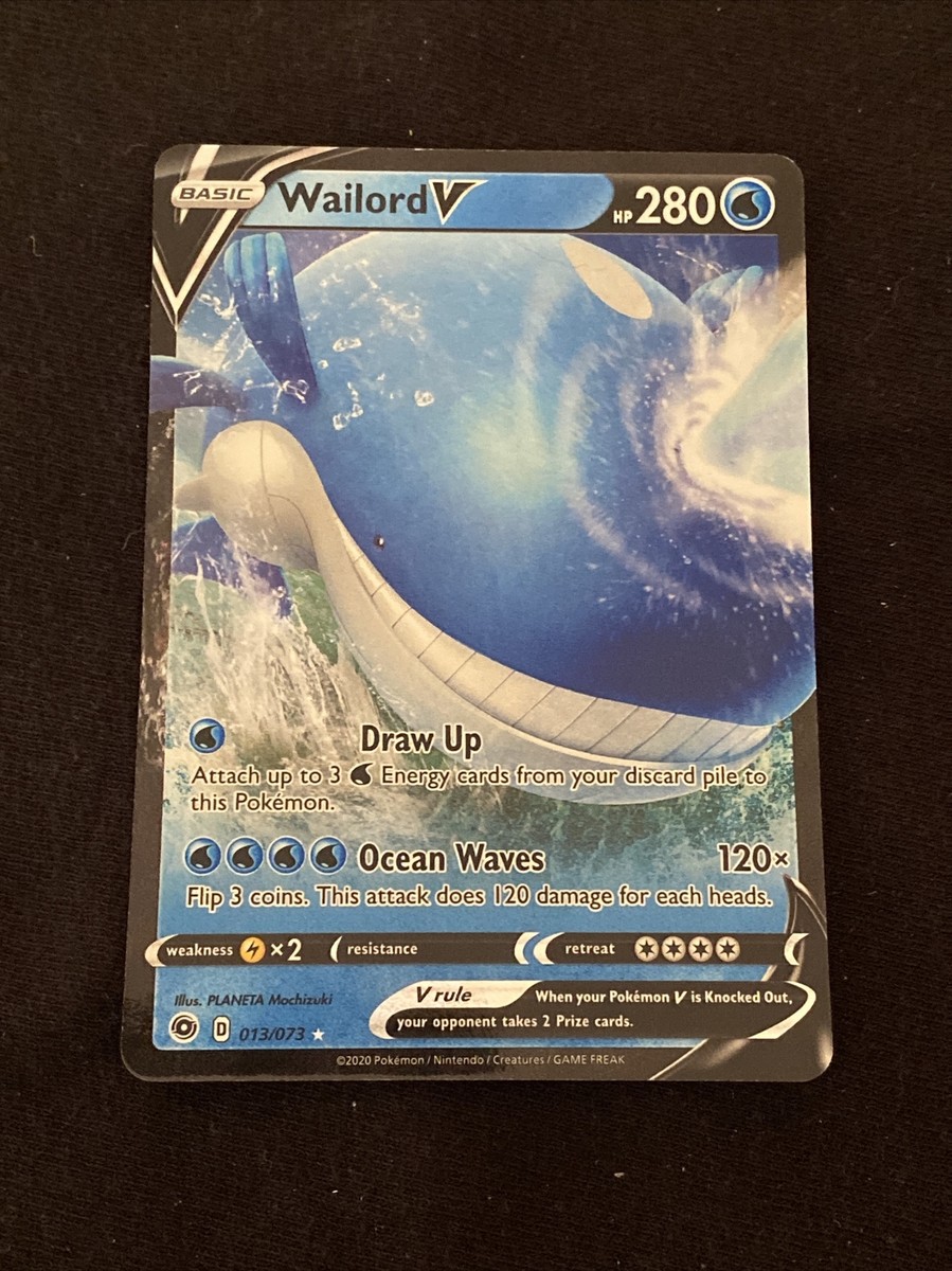 wailord v pokemon card Amazon.com: Pokemon - Wailord V - 013/073