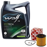 MotoröL Set 0W40 5 Liter + ÖLfilter 36628 FüR BMW 3Er 320I 328 4Er 428 5Er X1 X3