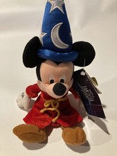Disney Mickey Mouse Sorcerer's Apprentice 12" Beanie Fantasia 2000 Wizard