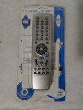 New e-Circuit Universal Remote Control 6 in 1 TV DVD CD VCR Satellite Amplifier