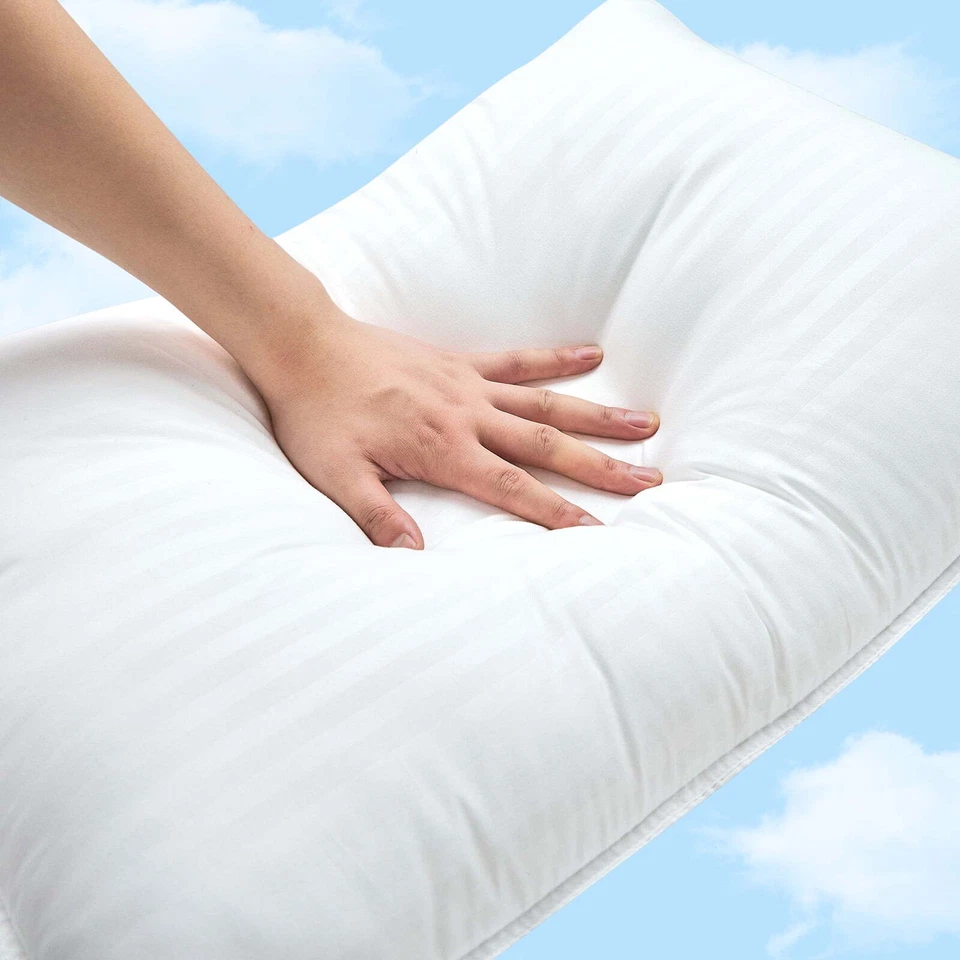 Paquete de 2 almohadas Gogreen para cama tamaño estándar almohadas inserción, almohadas suaves de plumón Foto 2 de 4