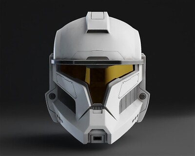 Republic Phase 1 Spartan Helmet - Galactic Armory - DIY - Painted
