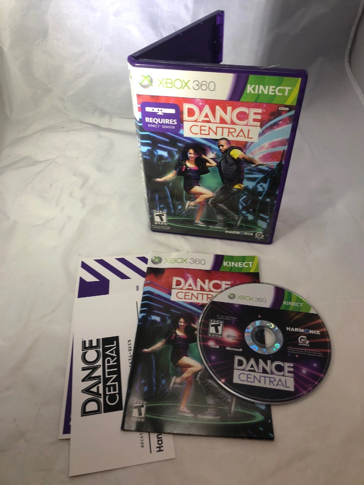 Dance Central (Microsoft Xbox 360, 2010) Complete
