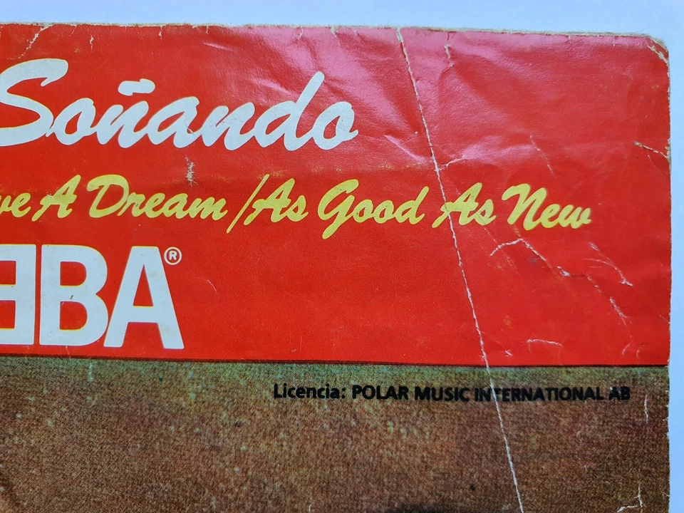 ABBA I HAVE A DREAM (IN SPANISH)/AS GOOD AS NEW 1979 UNIQ PS MEGARARE CHILEAN PR - Image 4 of 4