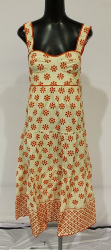 Floral Print Midi Dress KT4 Orange 