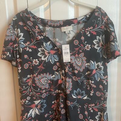 New Women's Floral Loft| Outlet Dress - Size 12