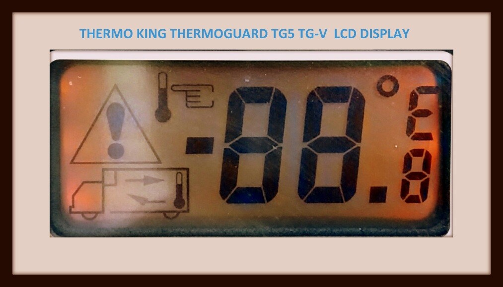 TRP DISPLAY BILDSCHIRM FÜR THERMO KING THERMOGUARD TGVI TG6 TG VI