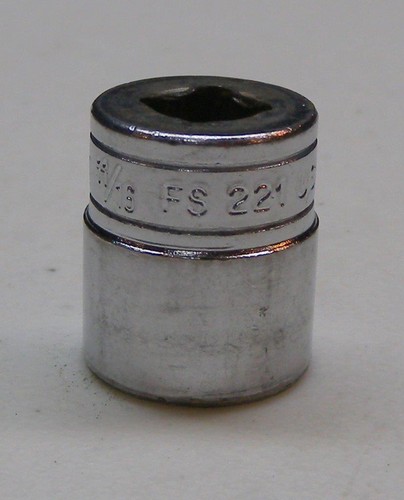 Snap-On 3/8" Drive 11/16" Shallow 6 Point Socket FS221 Free USA Shipping! - Picture 2 of 4