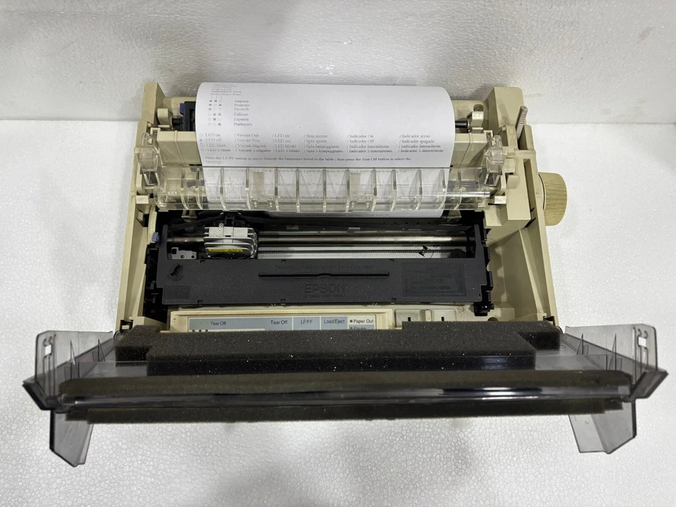 Epson LQ-300+ ll Workgroup Dot Matrix Printer P172B - Image 2 of 4