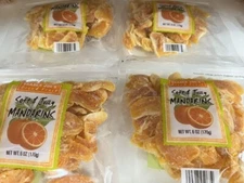 4-Pack Trader Joe's Soft & Juicy Mandarins Dried Fruit 6oz. Each Exp. 12/12/2025