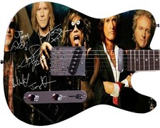Album dédicacé Aerosmith Rock pour le soleil levant LP CD DVD photo guitare