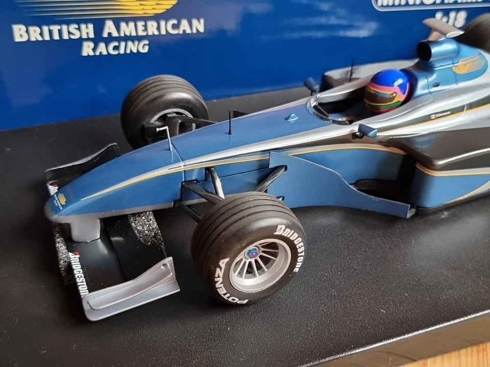 Minichamps BAR 01 Supertec Testcar Jacques Villeneuve 1999 1:18 OVP* 180 990120 - Bild 4 von 4
