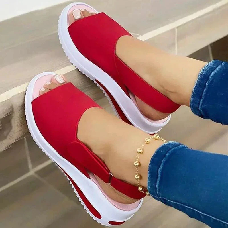 Sandalias De Plataforma De Moda Zapatos De Mujer Chanclas Para Mujer 2024 Nueva