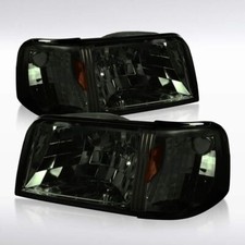 For 1993-1997 Ford Ranger Smoke Lens Headlightscorner Turn Signal Lamps Set For 1993-1997 Ford Ranger Smoke Lens Headlightscorner Turn Signal Lamps Set
