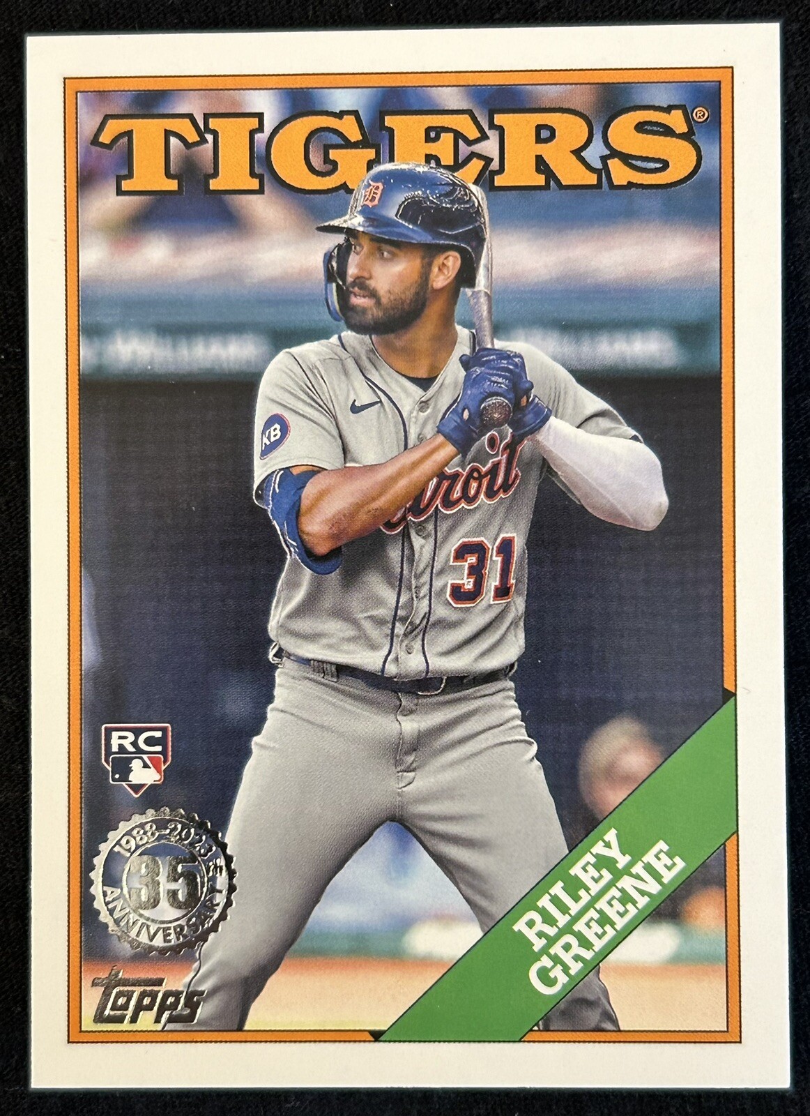 2023 Topps Riley Greene Rookie Card 35th Anniversary Insert #T88-93 ...