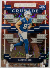 🏈2024 Panini Rookies And Stars Football Longevity RC Laiatu Latu Crusade Lazer