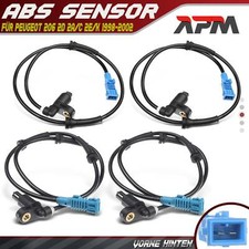 4x ABS Sensor Raddrehzahl Vorne Hinten für P...