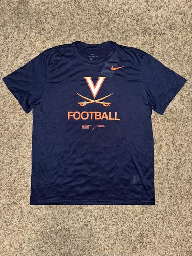 Virginia Cavaliers Nike Team Football Legend T-Shirt - Heathered Navy