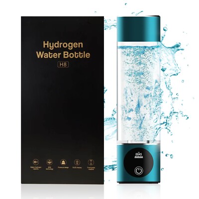 hydrogen water bottle 3000ppb 280ml OLED display