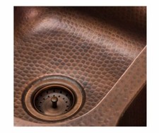 Kitchen Sink 3.5 in. Strainer Drain w/ Post Styled Basket Antique Copper New