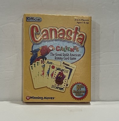 Official Canasta Caliente 50th Anniversary Card Game Winning Moves 2000 NIB
