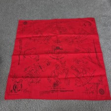 Funny Red Neckerchief Bandana Accidents Will Happen Hunting Adult Theme Cartoon