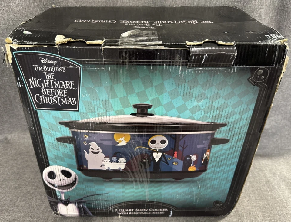 Disney Pesadilla antes de Navidad Oogie Boogie olla de cocción lenta de 7 cuartos de galón Foto 3 de 4