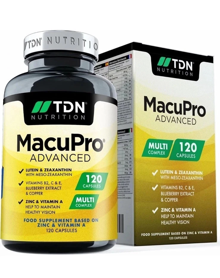 THERMODRONE Advanced MacuPro Eye Supplement – 120 Capsules for Vision & Eye Health