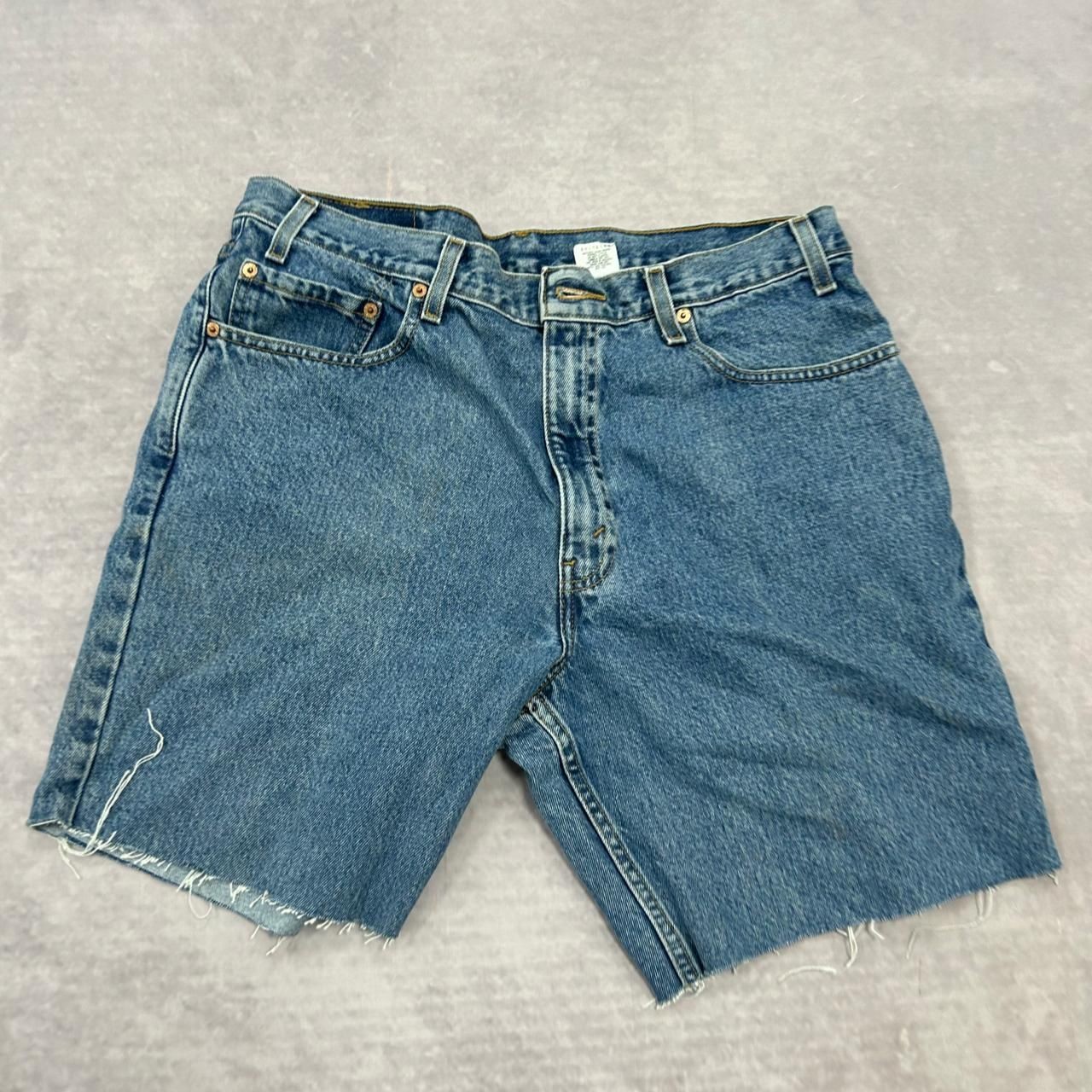 Levi's Shorts Levi 550 Cut Off Denim Shorts Men's 36 thumbnail 2