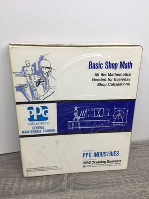 Basic Shop Math PPG Industries 1976 Training Manual TPC Training Systems