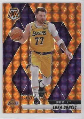 2024-25 Panini Mosaic Orange Mosaic Prizm 146/249 Luka Doncic #100 rf2