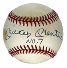 Mickey Mantle HOF New York Yankees #7 Signed/Autographed Bas
