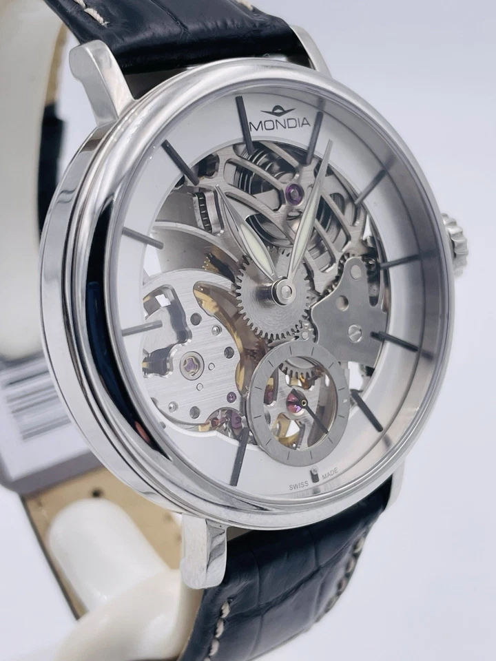 Orologio Mondia Swiss Carica Scheletrato 43mm MS6848 Zaffiro Scontatissimo Nuovo - Image 3 of 4