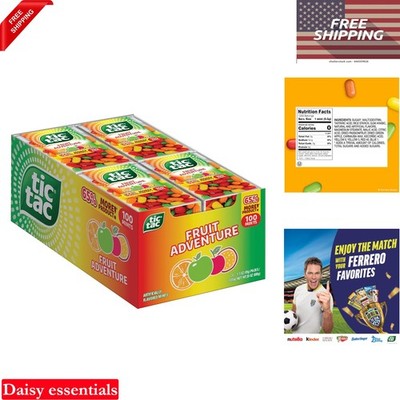 Fruit Adventure Mints Bulk 12 Pack 100 Pieces On-The-Go Pocket Size Gluten Free