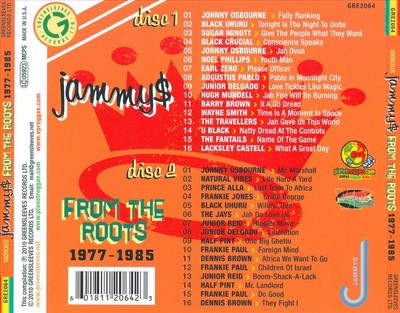 VARIOUS ARTISTS JAMMY$ FROM THE ROOTS: 1977-1985 NEW CD