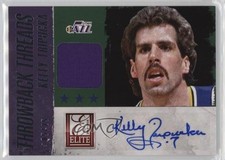 2013-14 Panini Elite Throwback Threads Auto 5/25 Kelly Tripucka #4 Auto 0qr0