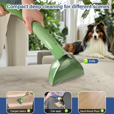 1400B Little Green 3 Stoere vlekborstel Tool Vervanging voor Bissell Little -Green Rechtop & Draagbare Tapijtreinigers voor 1400B 1425 1400W 1400 1844 2290A-serie, Zwart, 1 borstel, 2 vervangende
