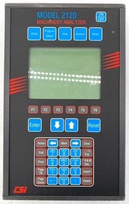 EMERSON CSI 2120-2 MACHINERY ANALYZER REV.8 W/ PROTECTIVE CASE