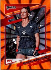 2022 MACKENZIE DERN DONRUSS UFC #34 ORANGE LASER LAZER SP CARD CHAMP MMA
