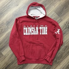 Vintage Alabama Crimson Tide Sweatshirt Hoodie Embroidered Size M