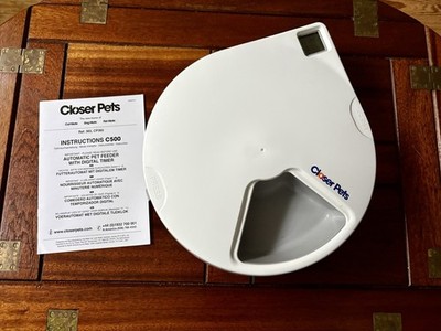 Closer Pets C500 5-Napf-Futterautomat mit Digitalem Timer   Model CP 356