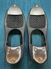 TAPit Split Sole Tap Shoes Black Adult Large Slip On Dance Shoes