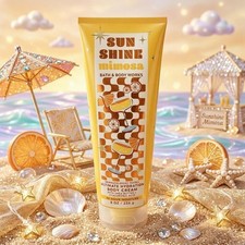 Bath Body Works Sunshine Mimosa Ultimate Hydration Body Cream Full Size 8 OZ