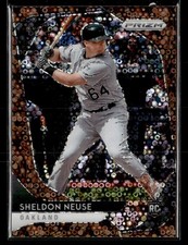 2020 Panini Prizm #46 Sheldon Neuse Bronze Donut Circles Prizm #/25