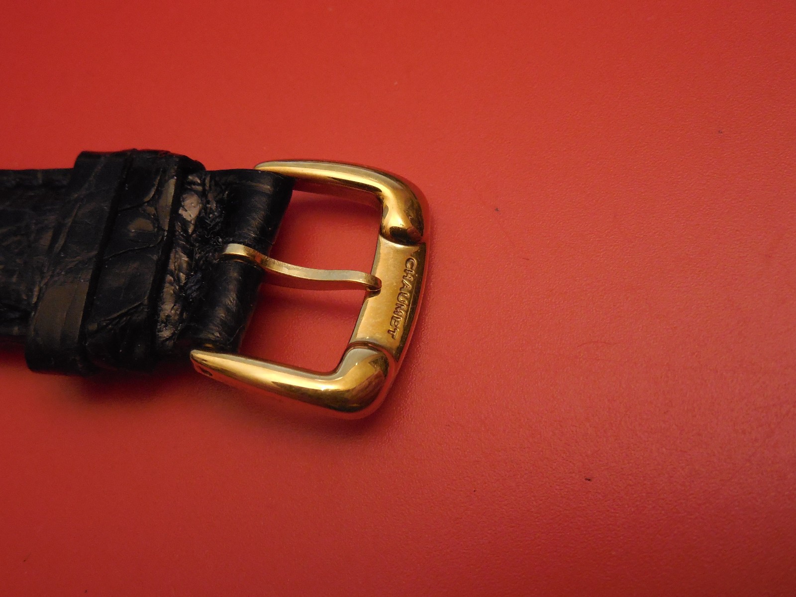 CHAUMET GRIFFITH FULL SOLID 18K DIAMOND 32MM QUAR… - image 8