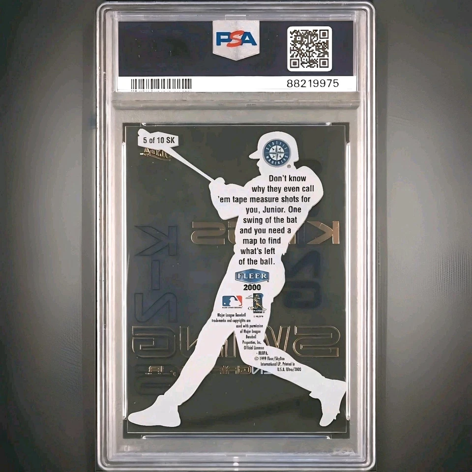 Fleer Ultra Ken Griffey Jr. 2000 #SK5 Swing King PSA 9 como nuevo SP Seattle Salón de la fama  Foto 2 de 2