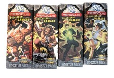 4 Collateral Damage 4-Figure Booster Pack DC Heroclix 