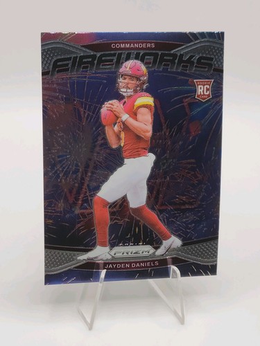 Jayden Daniels [Purple Power] #24 2024 Panini Prizm Fireworks card